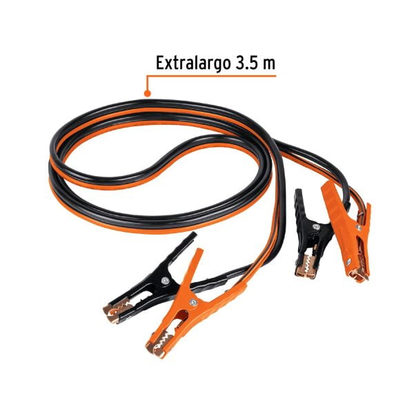 Cables pasa corriente 3.5 m, 350 A, 6 AWG, con funda, Expert - Imagen 3