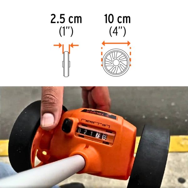 Odómetro, doble rueda de 4" - Imagen 3