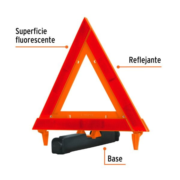 Triángulo de seguridad con estuche plástico - Imagen 2