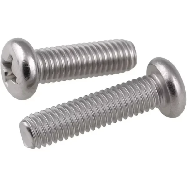 Stove Bolt Milimetrico Rosca comun en acero Inoxidable 304