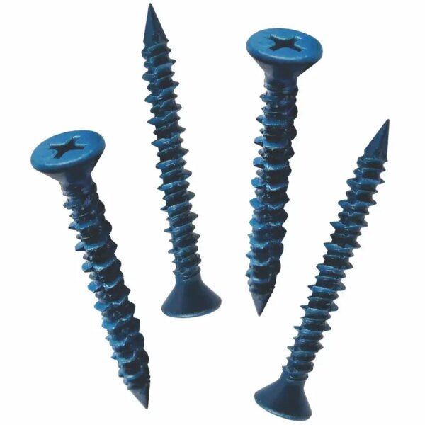 Tornillo para concreto Azul Cabeza plana anclaje rápido TORCON - MAMUT - Imagen 2
